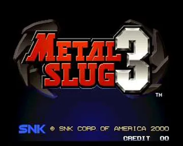 Metal Slug 3 (Korea) screen shot title